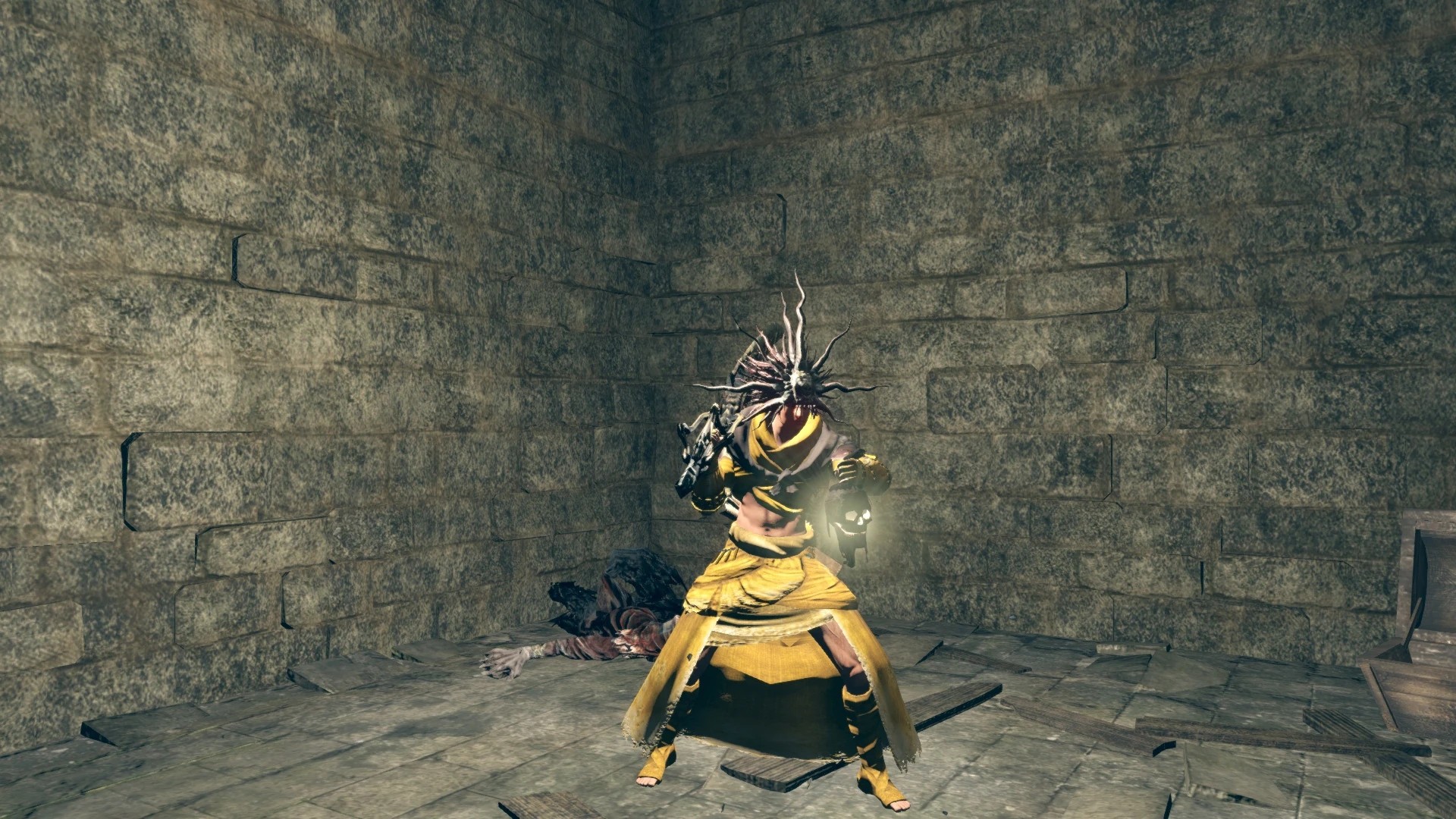 Взаимодействие с Личинкой.